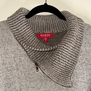 GUESS Men's Zip-Up Sweater in Gray
